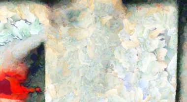 Sessiz Soyut Boyama. 3B görüntüleme