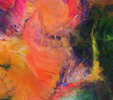 Renkli soyut resim. 3B görüntüleme