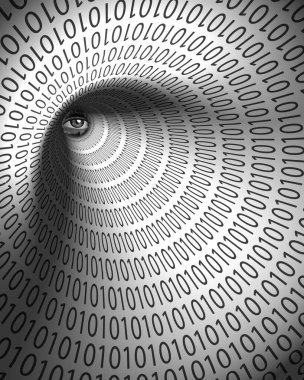 İnternet Arama Konsepti. 3B görüntüleme