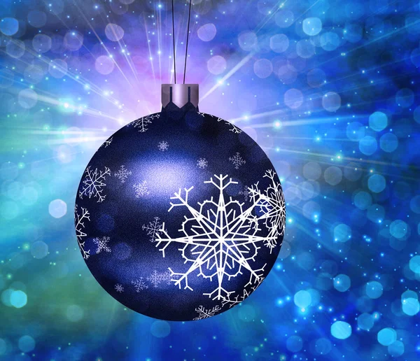 Christmas Tree Ball Illustration Rendering — Stock Photo, Image