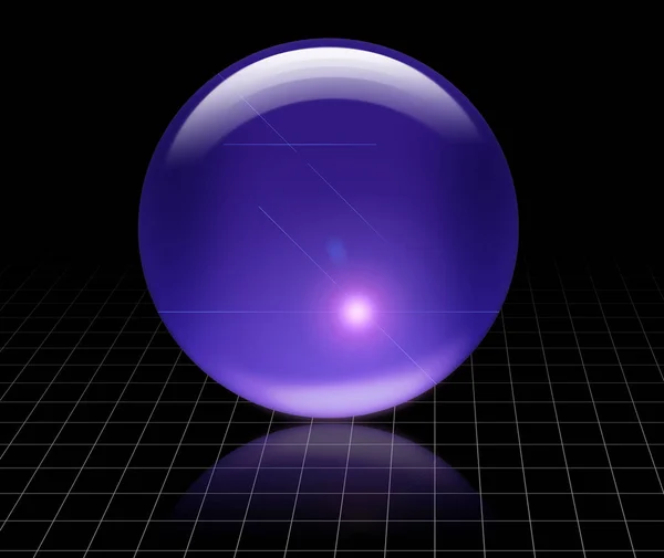 在可能的空间中的球体 3D渲染 — 图库照片
