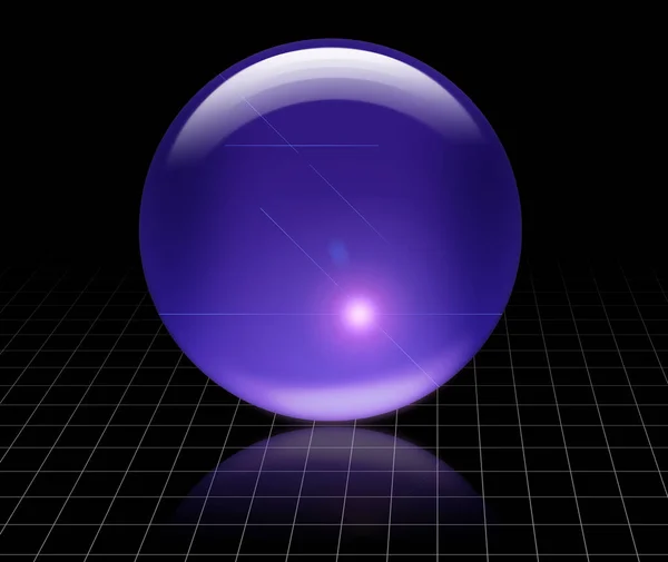 Sphere Emply Space Rendering — Stock Photo, Image