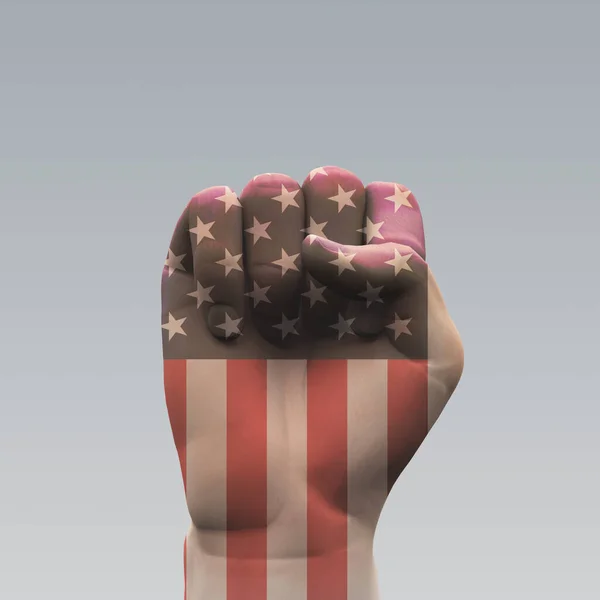 Americas Point Hand Sign Renderin — Stockfoto