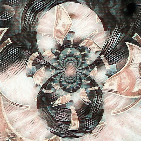 Abstract Kaleidoscope Background Wallpaper — Stock Photo, Image