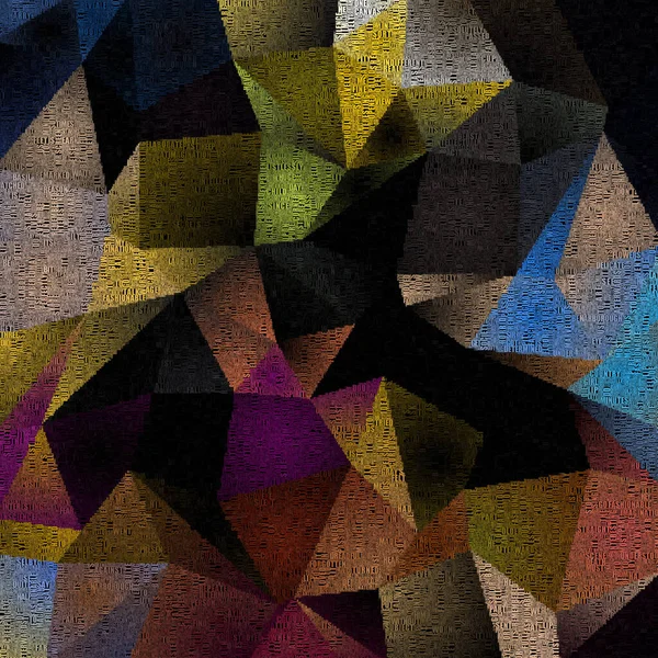 Geometrik Renkli Soyutlama Kelimeler — Stok fotoğraf