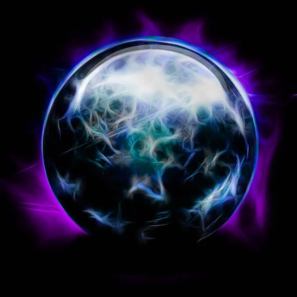 Crystal Ball Abstract Art Rendering — Stock Photo, Image