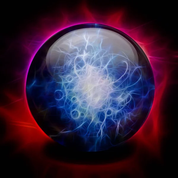 Crystal Ball Light Rendering — Stock Photo, Image
