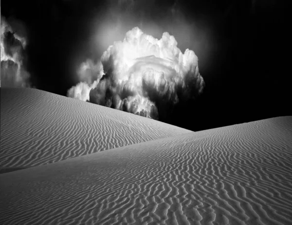 Drama Desert Cloud Rendering — Stockfoto
