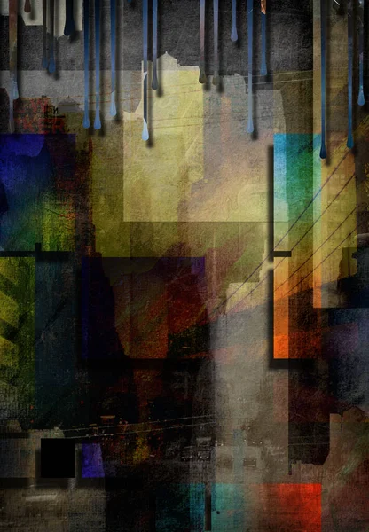 Abstract Urban Style Rendering — Stock Fotó