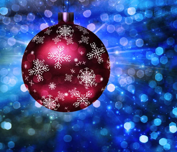 Christmas Tree Ball Illustration Rendering — Stock Photo, Image