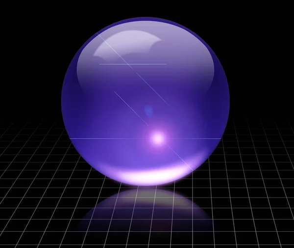 Sphere Empty Space Rendering — Stock Photo, Image