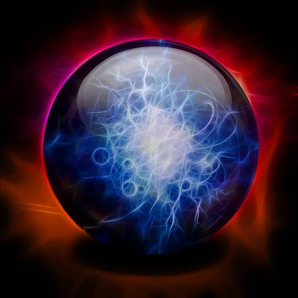 Crystal Ball Light Rendering — Fotografia de Stock