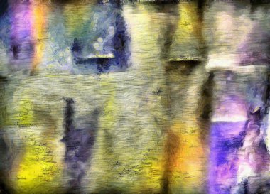 Renkli soyut resim. 3B görüntüleme