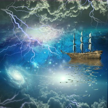 Yelkenli gemi yıldızlarda yelken açar.