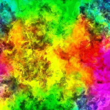 Renkli soyut resim. 3B görüntüleme