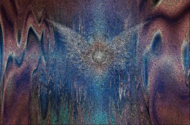 Soyut resim. Kanatlı göz