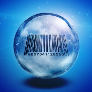 Barkod cam küreyle çevrili