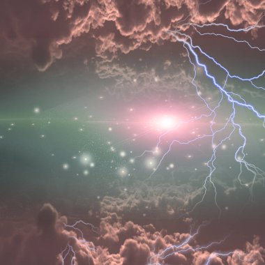 soyut evren uzay gökyüzü, kopyalama alanı için 3d galaksi sanat arkaplanı 