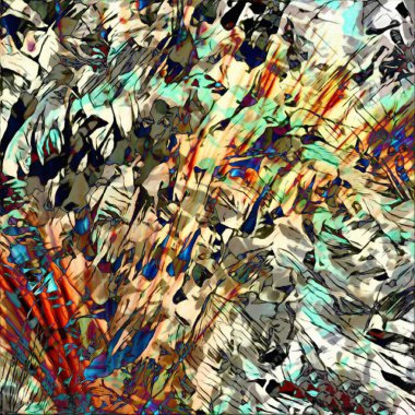 Soyut resim. Fırça darbeleri.