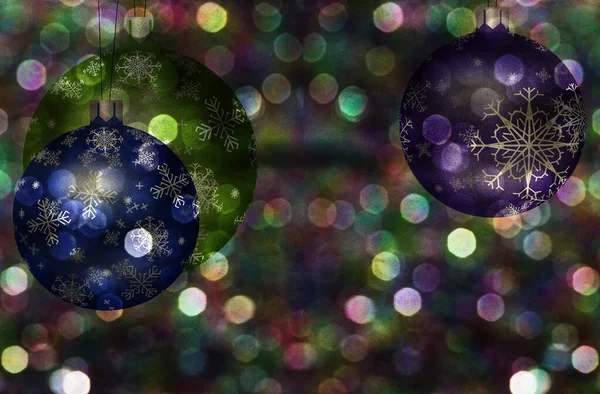 Christmas Tree Ball Illustration Rendering — Stock Photo, Image