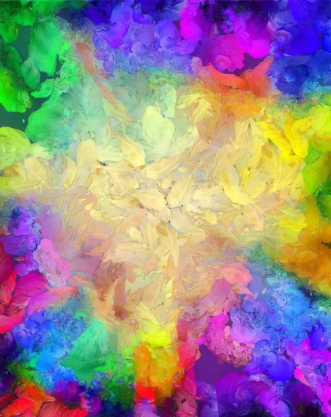 Colorful Abstract Painting Rendering — Stock Photo, Image