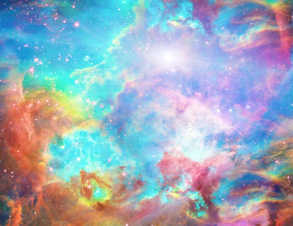 Galaktiska Rymden Levande Universum Delar Denna Bild Tillhandahålls Nasa — Stockfoto