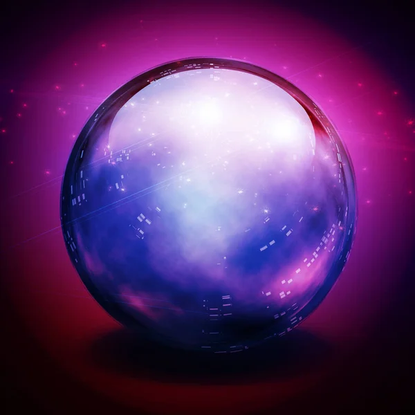 Crystal Ball Rendering — Stock fotografie
