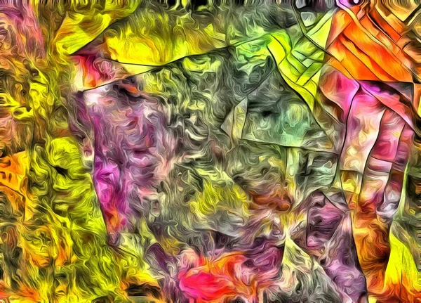 Abstract Levendige Kleuren Weergave — Stockfoto