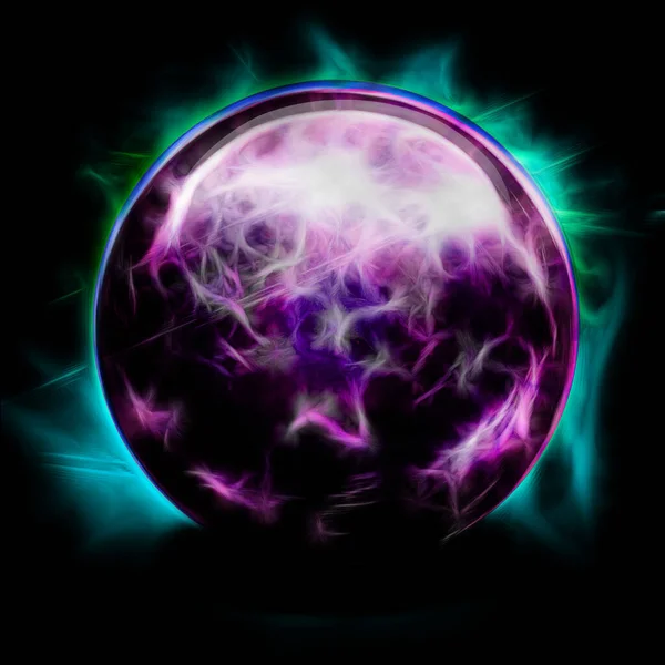 Crystal Ball Art Rendering — Stock Photo, Image