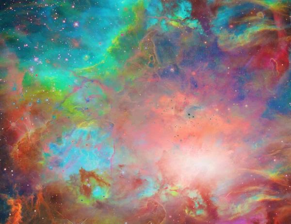 Galaktikus Tér Élénk Univerzum Kép Elemeit Nasa Bocsátotta Rendelkezésre — Stock Fotó