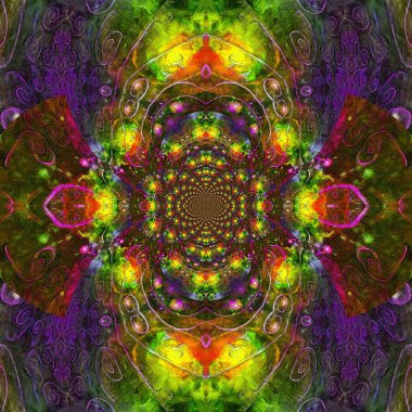 dijital soyut fraktal arkaplan