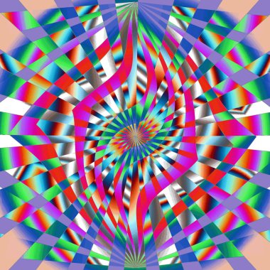 Renkli desenli soyut geometrik arkaplan 