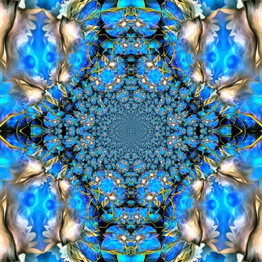 dijital soyut fraktal arkaplan