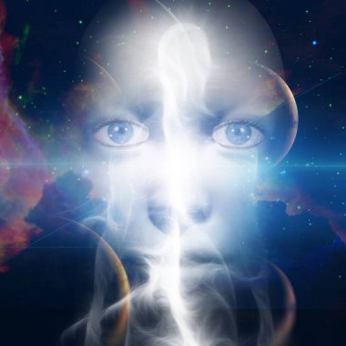 Siyah gökkuşaklı maske