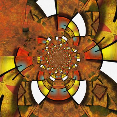 Soyut Boyama Arkaplanı. 3B illüstrasyon