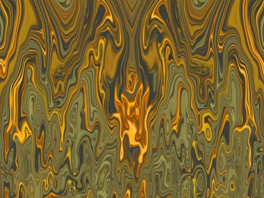 Soyut akışkan resim. Modern sanat. Erimiş altın dokusu.