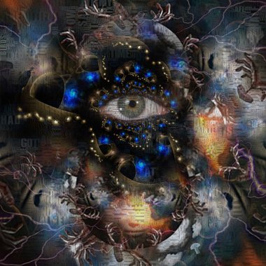 soyut kaotik fraktal esrarengiz arkaplan 