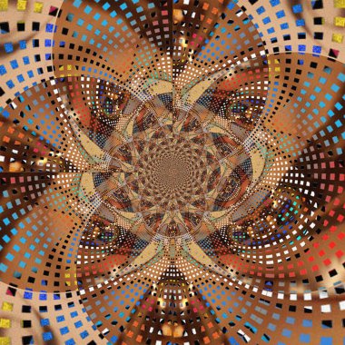 dijital soyut fraktal arkaplan