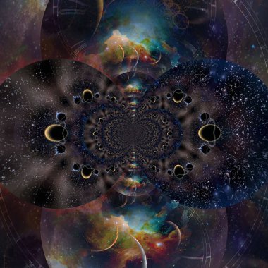 Soyut fraktal arkaplan. bilgisayar oluşturuldu.