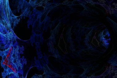 Soyut model tüneli. 3d oluşturma.