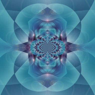 fantasy colorful fractal pattern. beautiful kaleidoscope illustration 