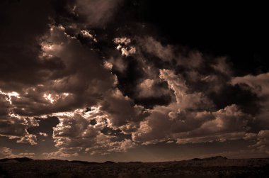 Bulutlu güzel gökyüzü 