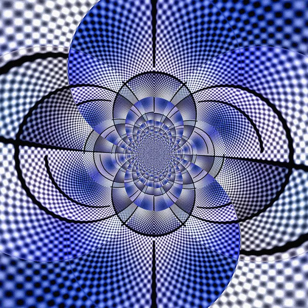 幾何学的パターン抽象的な背景 イラスト — ストック写真