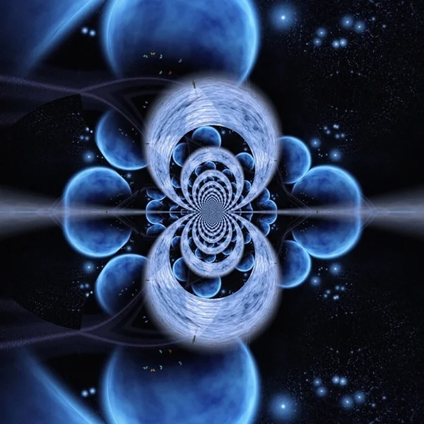 Abstract Fractal Background View — Stock Photo, Image