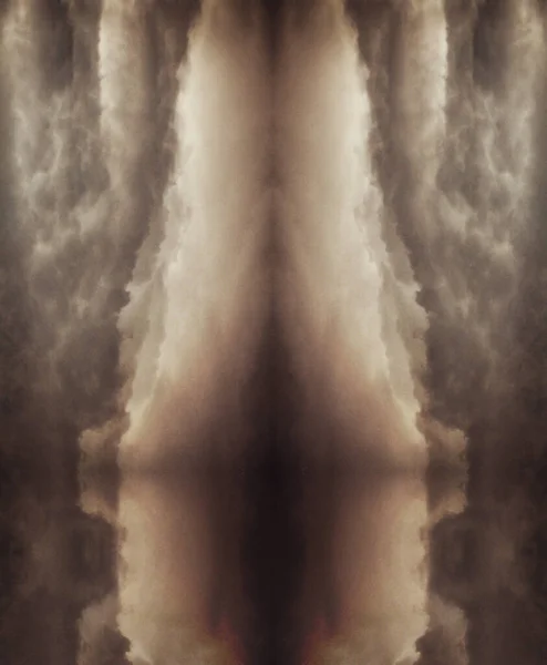 Abstrakte Kaleidoskopische Wolken Darstellung — Stockfoto