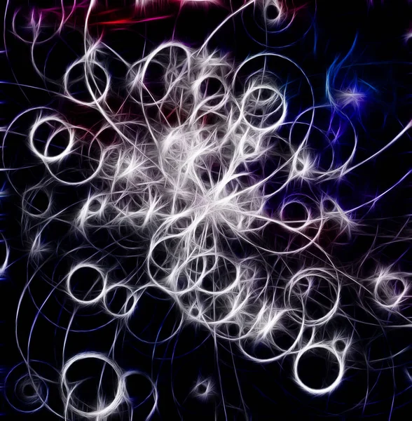 Abstract Chaotic Fractal Esoteric Background — Stock Photo, Image
