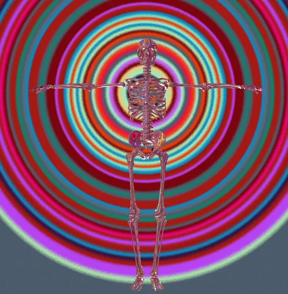 Abstrakt Bakgrund Med Färgglada Cirklar — Stockfoto