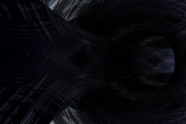 抽象模式隧道 3D渲染 — 图库照片
