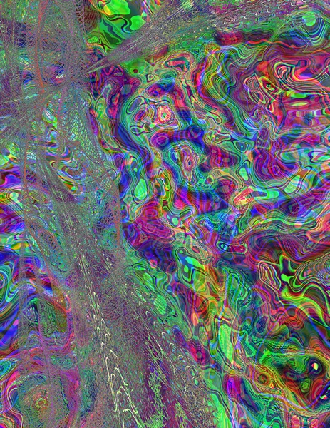 Soyut dijital dalgalar. Modern sanat.