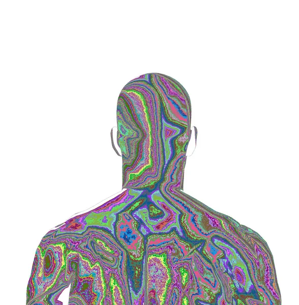 雄蜂在白色背景下的3D渲染 — 图库照片